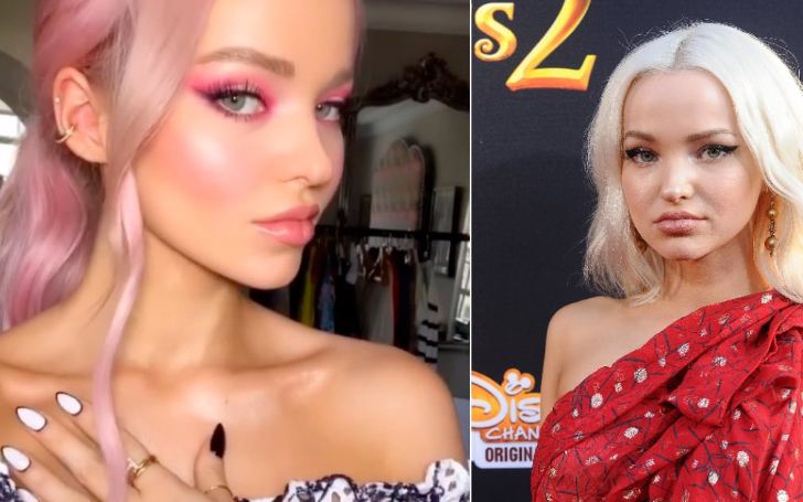Dove Cameron's Outline Nail Art Is Our Next Mani Inspiration