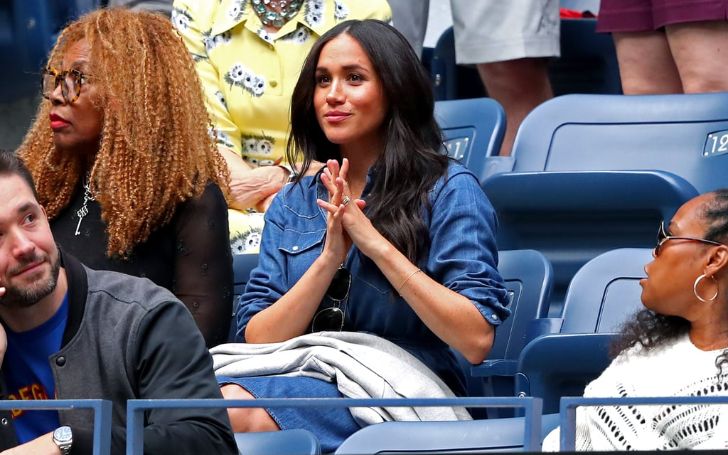 Meghan Markle Looks Daring In Denim As She Supports Her BFF Serena Williams At The US Open