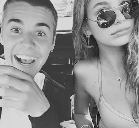 Justin Bieber and Camila Morrone.