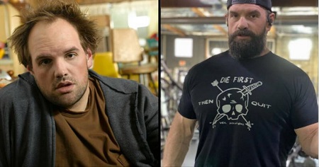 Another Before and After photo for Ethan Suplee's Weight Loss journey.