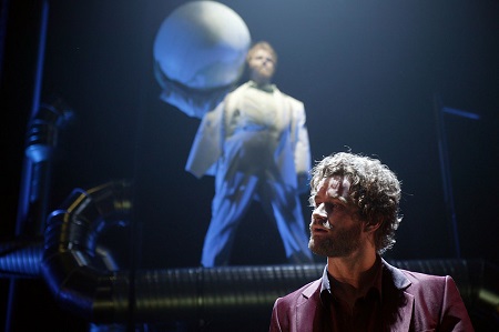 Björn Hlynur Haraldsson in the theatre production of Woyzeck.