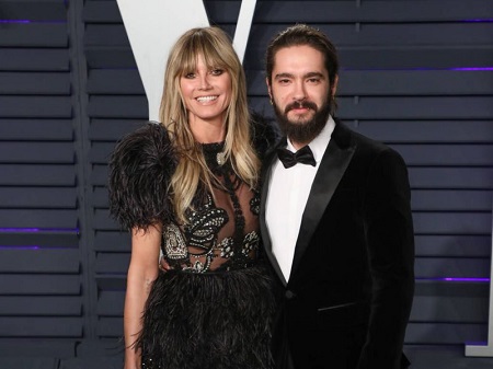 Heidi Klum with her husband Tom Kaulitz.