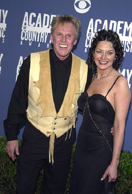 Gary Busey with his ex-wife, Tiani Warden at the 36TH PRESENTATION, 'COUNTRY MUSIC AWARDS'.