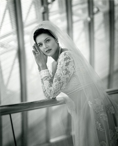 Tiani Warden, young and in her wedding dress in 1996.