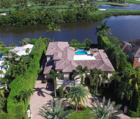 james v. reyes house in palm beach island.