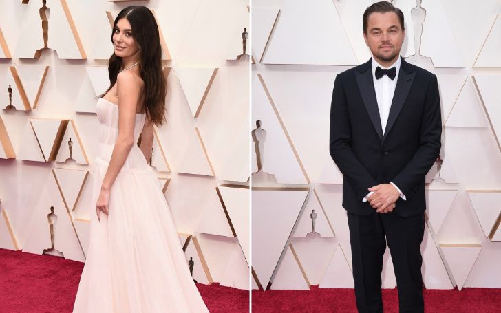Camila Morrone Steps Out in a Wedding-y Dress at the 2020 Oscars Red Carpet with Boyfriend, Leonardo DiCaprio