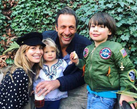 Camila with his father and siblings Gabi Morrone (younger half-sister from father side), Sky Morrone (younger half-brother from father side).