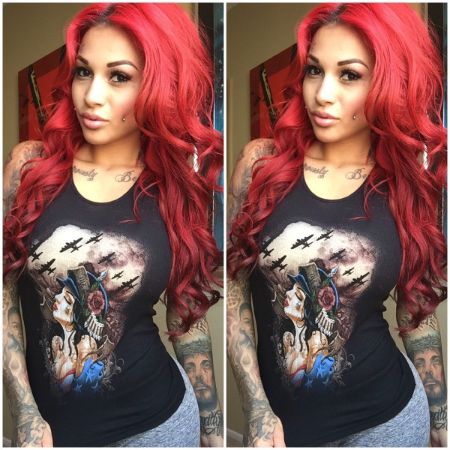 brittanya loves colouring her hair