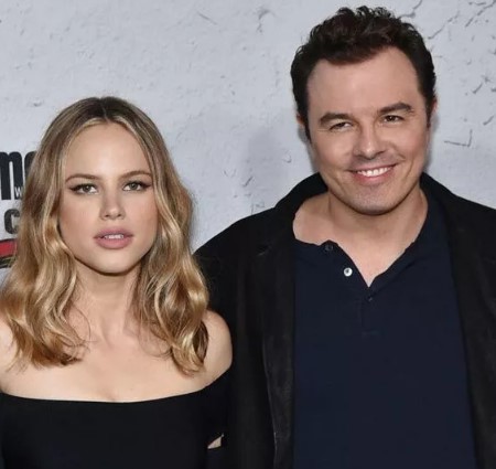 Halston Sage Seth MacFarlane dated in 2019.