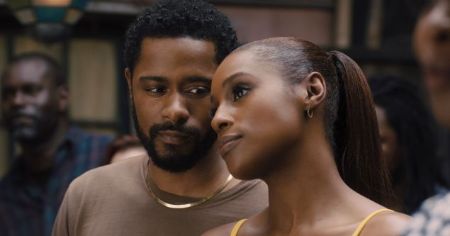 Lakeith and Issa Rae in the movie The photograph