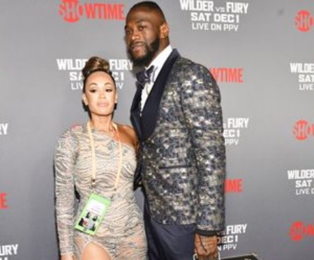 Deontay Wilder and his fiance, Telli Swift.