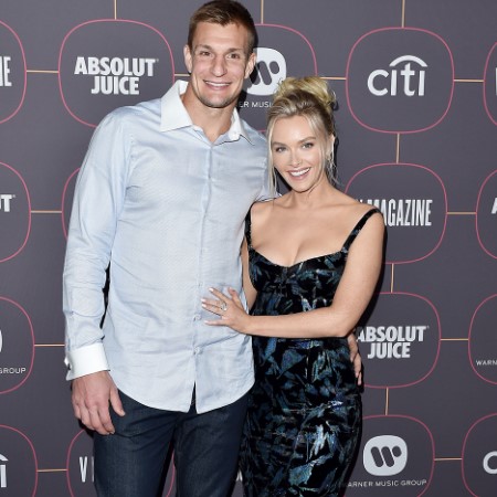 Camille Kostek and Rob Gronkowski.