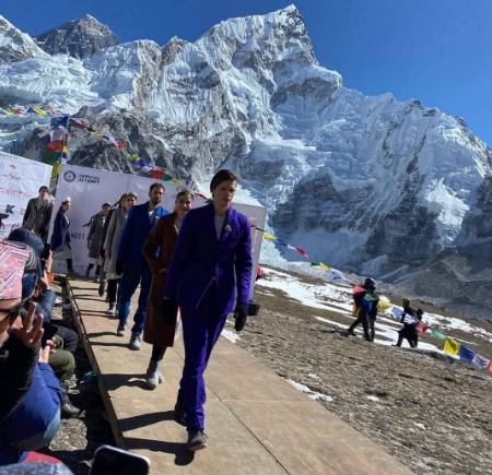 Highest Altitude Fashion Show in Nepal - The Mount Everest Runway. Guinness World Record Holder.