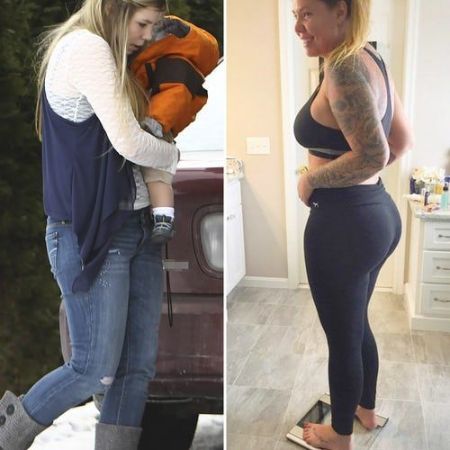 Kailyn before and after getting brazillian butt lift