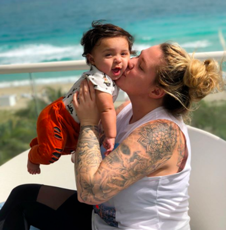 kailyn with her youngest son