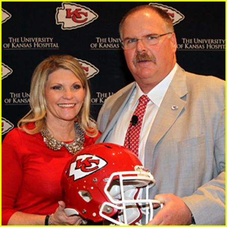 Andy Reid with wife Tammy