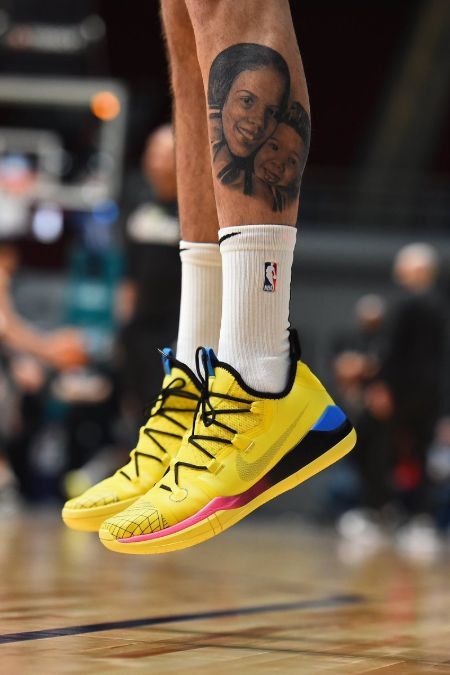 Boston Celtics forward Jayson Tatum 0 detail view of his tattoo I Just  Didn t Quit during the second quarter against the Orlando Magic at Amway  Center  HoopsHype