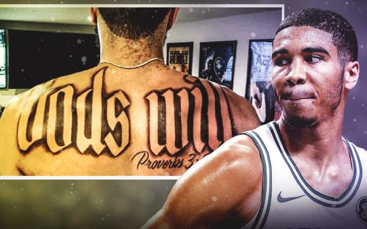 Jayson Tatum Shows Off Incredible Back Tattoo On Instagram  Fadeaway World