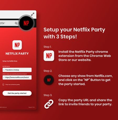 Netflix Party is the handy tool which will help you to nteract with your pals while enjoying the show and movies.