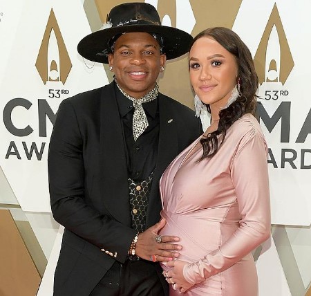 Jimmie Allen and his fiancee, Alexis Gale, welcomed their first daughter, Naomi Betty.
