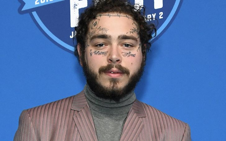 Post Malone Tattoos on Face and Their Meaning | Glamour Fame