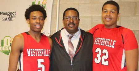 Kaleb Wesson - High School, Draft, Stats, NBA, Ohio State and More: Kaleb Wesson with his father, Kevin and brother Andre.