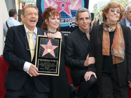 The farceur couple, Jerry and Anne, were awarded Tinsel town honor of Hollywood Walk of Fame.