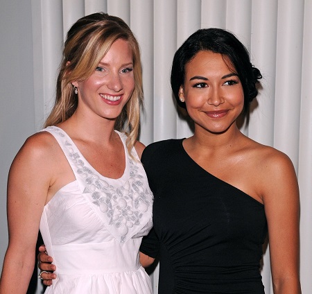 Heather Morris and Naya Rivera attend The Thirst Project Gala held at Casa del Mar on June 29, 2010, in Santa Monica, California.