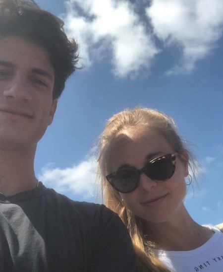 jack schlossberg with his ex girlfriend.