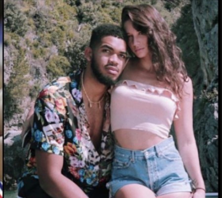 karl anthony towns ex girlfriend kawa andrade.