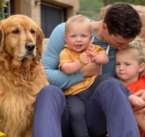 Jimmer Fredette and his spouse Whitney are raising two toddlers and also has a dog as their pet.