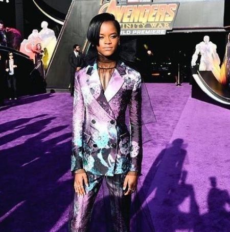 Letitia Wright At Avengers Infinity War Premiere 