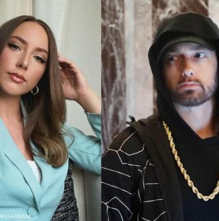 Eminem 'proud' of daughter Hailie as she builds life with her boyfriend.