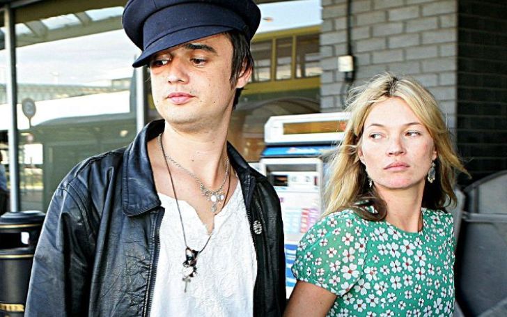 Babyshambles lead singer Pete Doherty and model Kate Moss arrive at Dublin Airport for a Babyshambles gig.