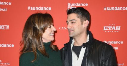 Allison Janney with her ex boyfriend Philip Joncas.