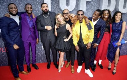 Jasmine Jobson, Drake and other members of Top Boy.