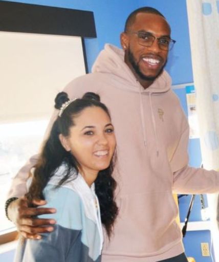 Khris Middleton spotted with his baby mama Samantha Dutton.