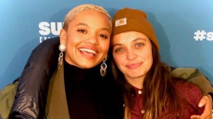 Kiersey Clemons is dating Ebony De La Haye.