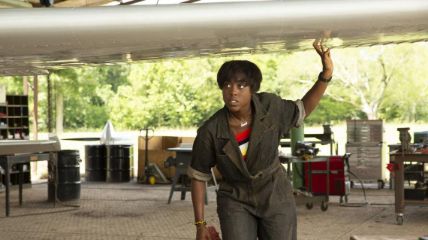 Lashana Lynch played a pilot in Captain Marvel.