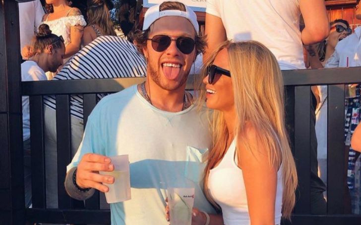 NHL WAGs — David Pastrnak and Adela Zahrajova