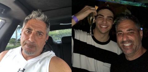 Noah Centineo hanging out with his father.
