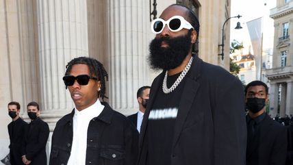 Lil Baby was attending Paris Fashion Week with James Harden.
