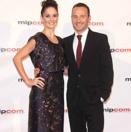 The Walking dead co-star together Sarah Wayne callies and Andrew LIncoln