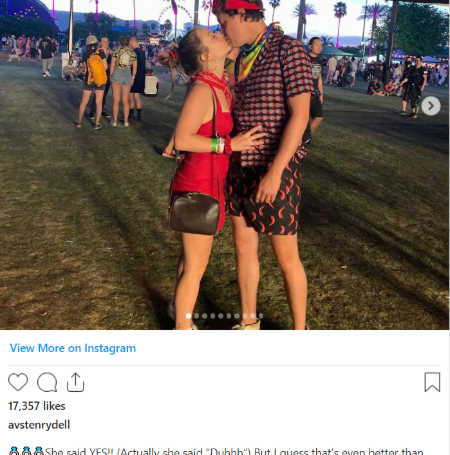Billie Lourd accepted the proposal of Austen Rydell by saying Duhhh instead of yes!