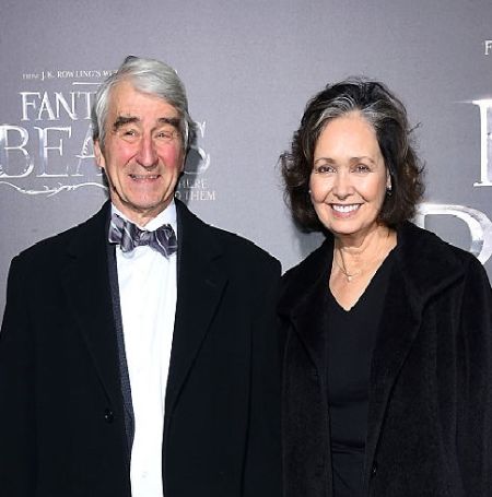  Sam Waterston and Lynn Louisa Woodruff at the world premiere of the movie Fantastic Beasts.