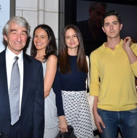 Sam Waterston together with his lovely children.