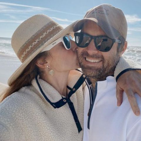 Nikki DeLoach with her spouse