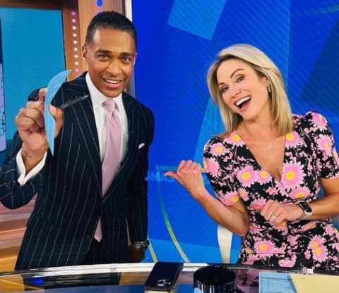 Amy Robach is dating T.J. Holmes