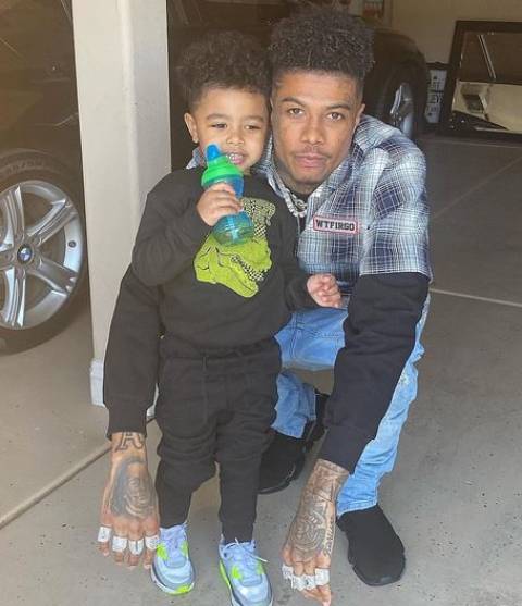 Rapper Blueface shares one son with social media star, Jaidyn Alexis