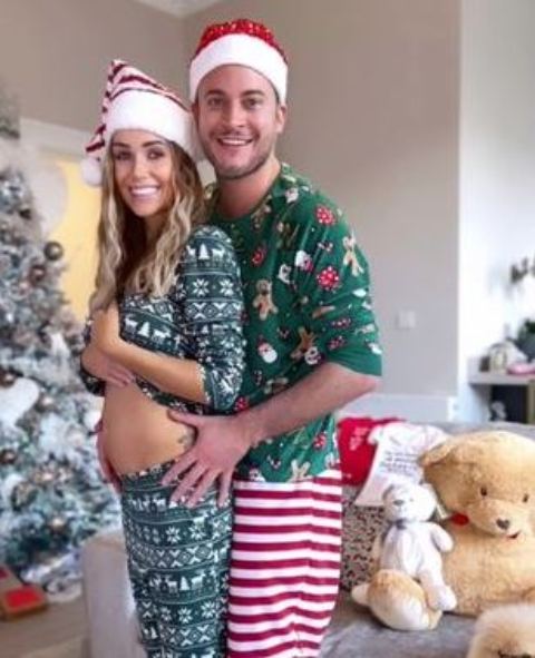 Laura Anderson pregnant with her first baby with Gary Lucy